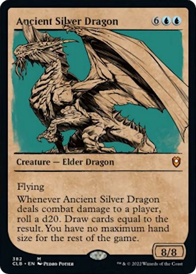 Ancient Silver Dragon (Showcase) card art