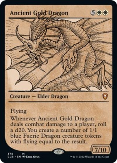 Ancient Gold Dragon (Showcase) card art