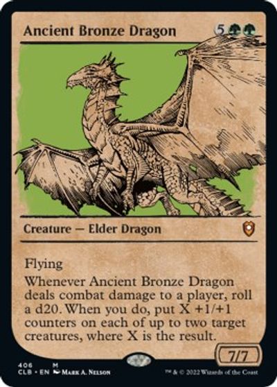 Ancient Bronze Dragon (Showcase) card art