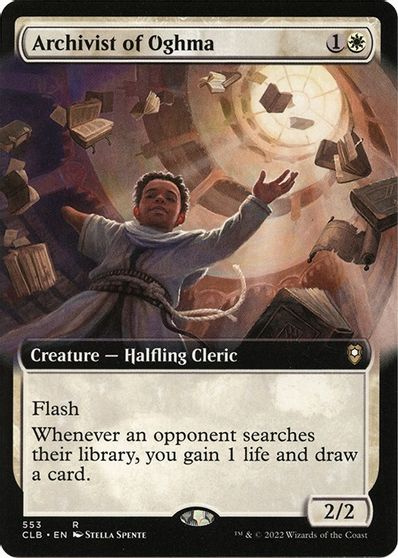 Archivist of Oghma (Extended Art) card art