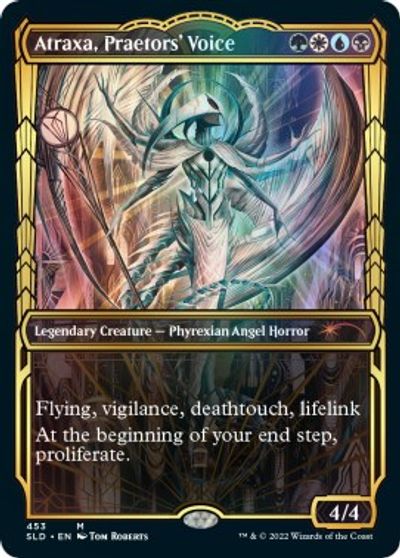 Atraxa, Praetors' Voice (Gilded Foil) card art