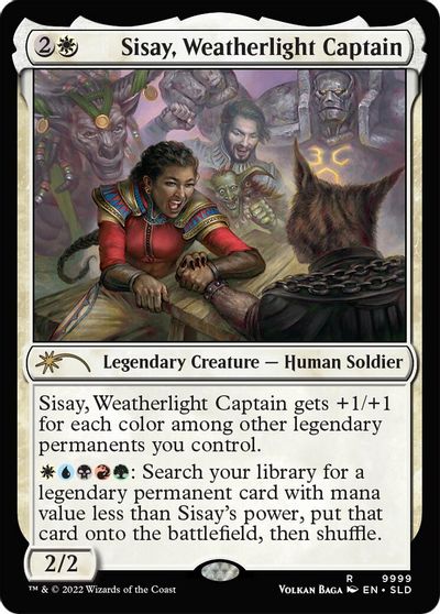 Sisay, Weatherlight Captain card art