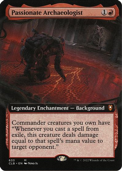 Passionate Archaeologist (Extended Art) card art