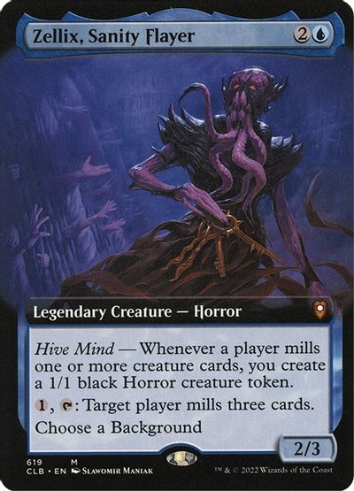 Zellix, Sanity Flayer (Extended Art) card art