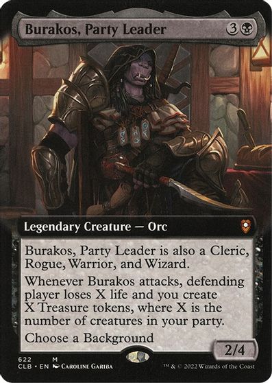 Burakos, Party Leader (Extended Art) card art