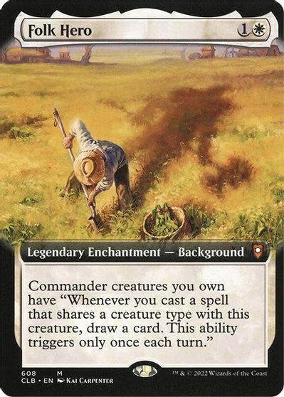 Folk Hero (Extended Art) card art