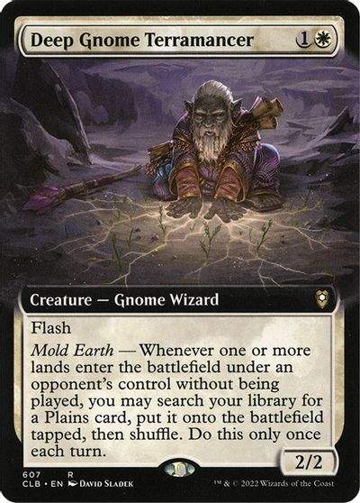 Deep Gnome Terramancer (Extended Art) card art