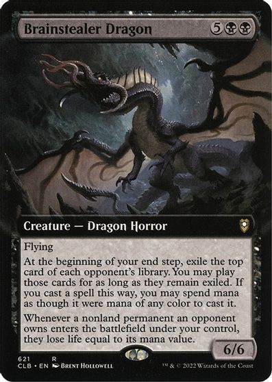 Brainstealer Dragon (Extended Art) card art