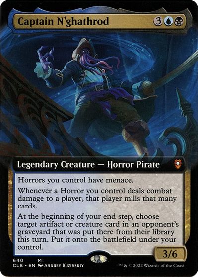 Captain N'ghathrod (Extended Art) card art