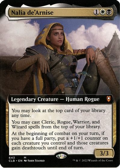 Nalia de'Arnise (Extended Art) card art