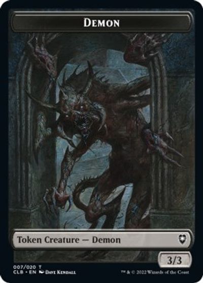 Demon Token card art