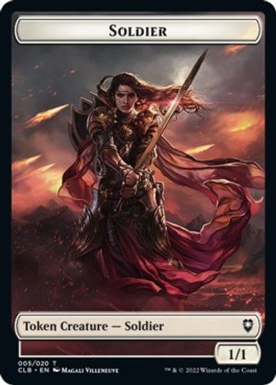 Soldier Token card art