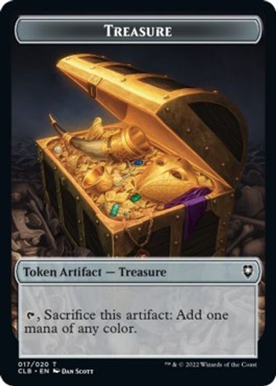 Treasure // Construct Double-Sided Token card art
