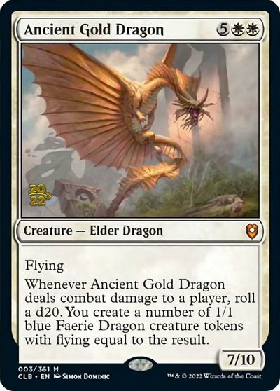 Ancient Gold Dragon card art