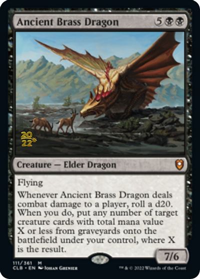 Ancient Brass Dragon card art