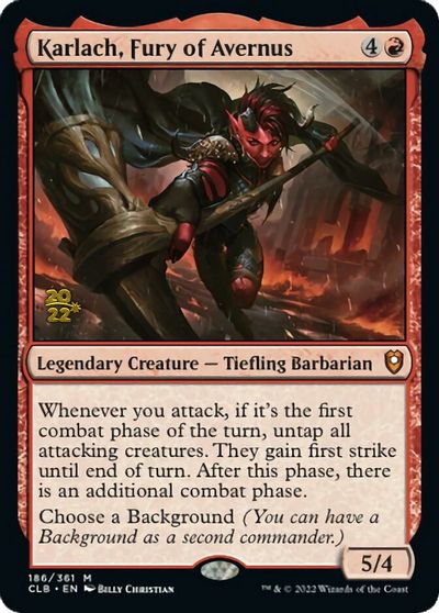 Karlach, Fury of Avernus card art
