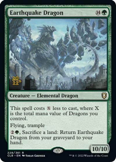 Earthquake Dragon card art