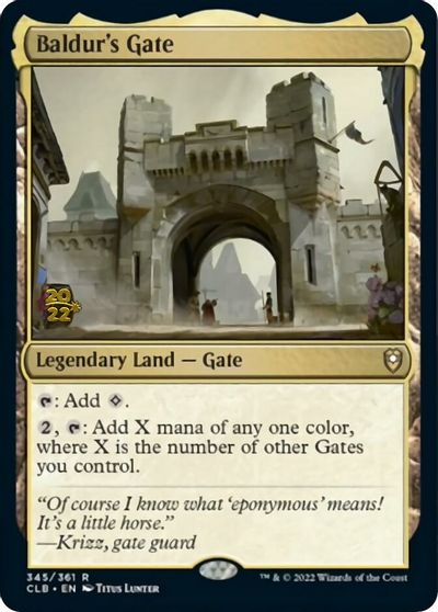 Baldur's Gate card art