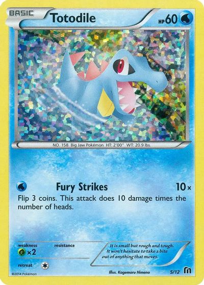 Totodile - 5/12 card art