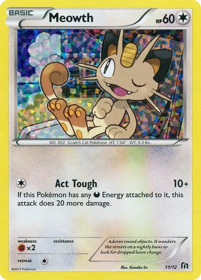 Meowth - 11/12 card art