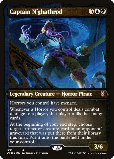 Captain N'ghathrod (Display Commander) - Thick Stock card art