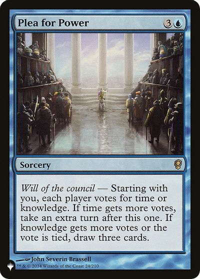 Plea for Power card art