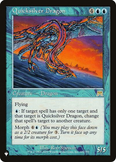 Quicksilver Dragon card art