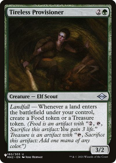 Tireless Provisioner card art