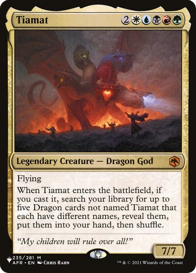 Tiamat card art