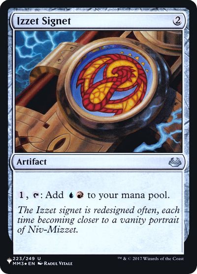 Izzet Signet card art