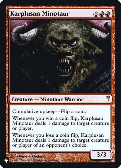 Karplusan Minotaur card art