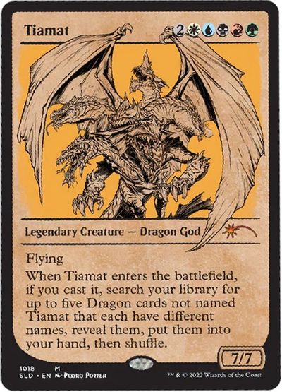 Tiamat (Showcase) card art