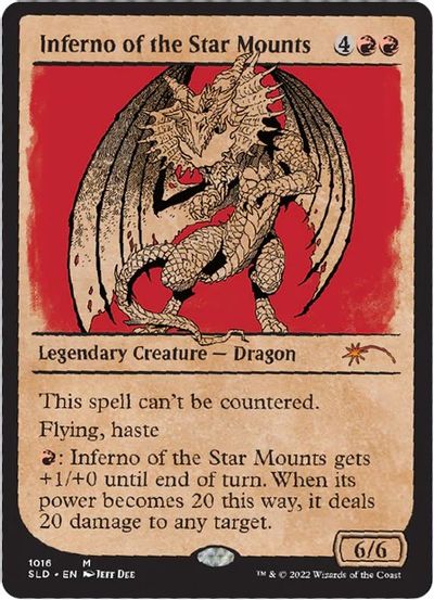 Inferno of the Star Mounts (Showcase) card art