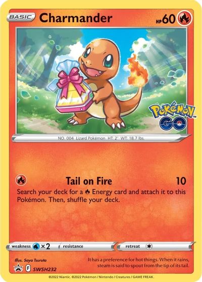 Charmander - SWSH232 card art