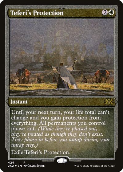 Teferi's Protection (Foil Etched) card art