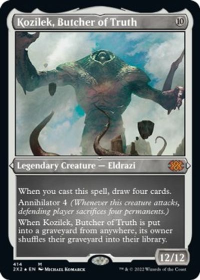 Kozilek, Butcher of Truth (Foil Etched) card art