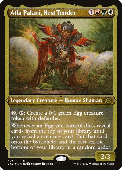 Atla Palani, Nest Tender (Foil Etched) card art