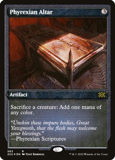 Phyrexian Altar (Foil Etched) card art