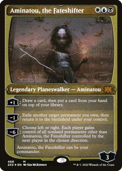 Aminatou, the Fateshifter (Foil Etched) card art