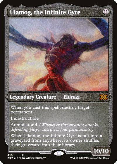 Ulamog, the Infinite Gyre (Foil Etched) card art
