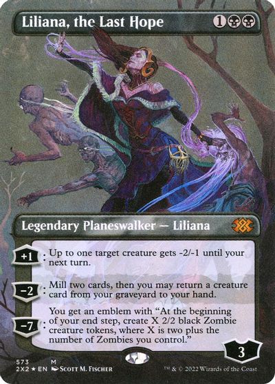 Liliana, the Last Hope (Textured Foil) card art