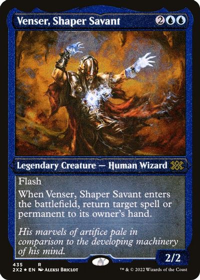 Venser, Shaper Savant (Foil Etched) card art