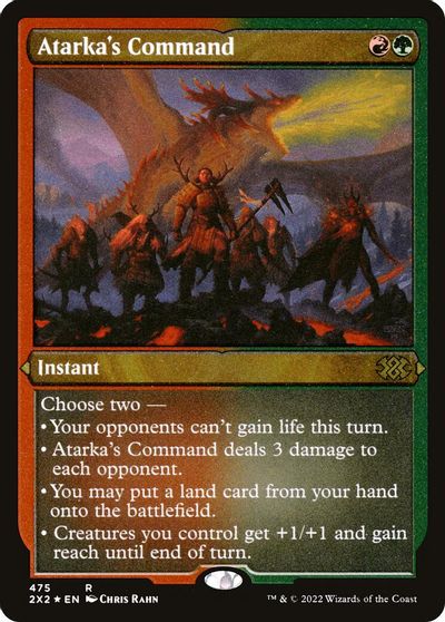 Atarka's Command (Foil Etched) card art