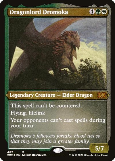 Dragonlord Dromoka (Foil Etched) card art