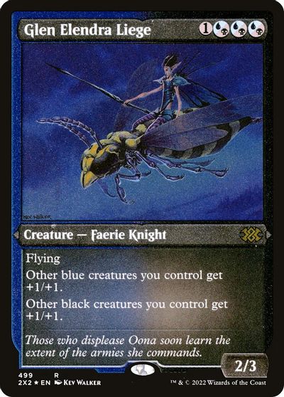 Glen Elendra Liege (Foil Etched) card art