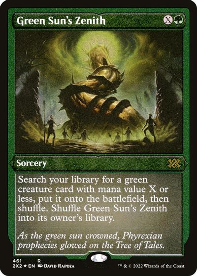 Green Sun's Zenith (Foil Etched) card art