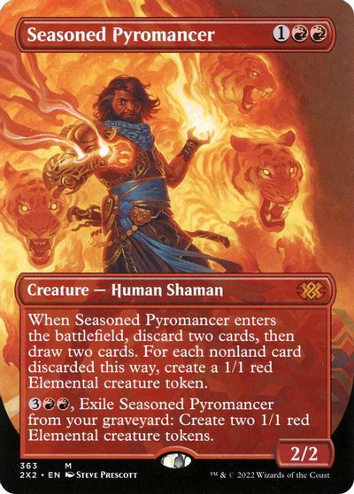 Seasoned Pyromancer (Borderless) card art