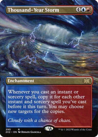 Thousand-Year Storm (Borderless) card art