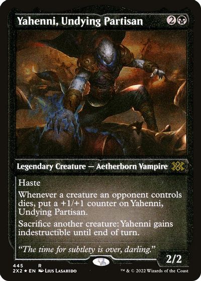 Yahenni, Undying Partisan (Foil Etched) card art