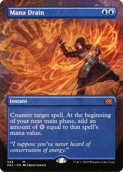 Mana Drain (Borderless) card art